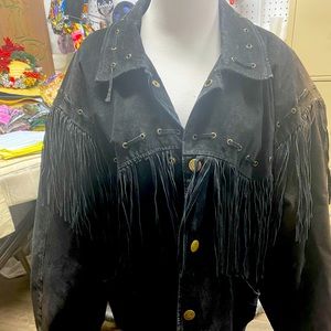 Vintage Wilson’s Fringed Leather Coat